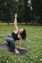 Woman Exercising Outdoors