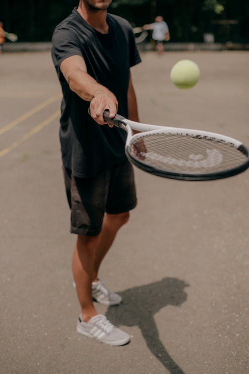 Tennis Ball in Mid Air 