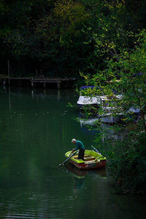 бесплатная Бесплатное стоковое фото с каноэ, лодка, озеро Стоковое фото