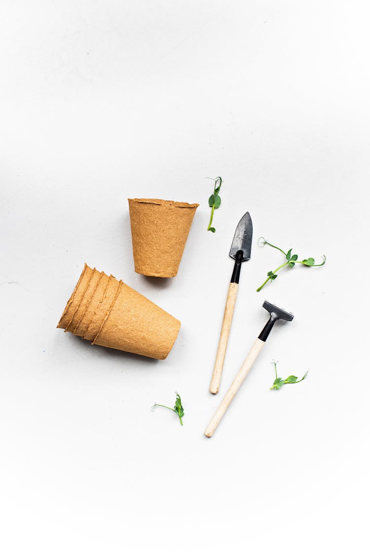 Biodegradable Pots And Gardening Tools