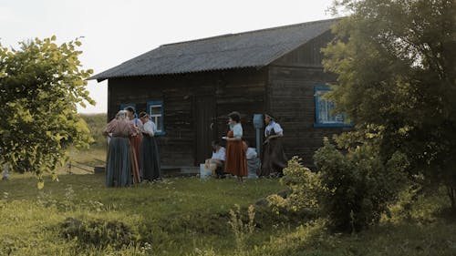 Foto profissional grátis de campina, casa, celeiro