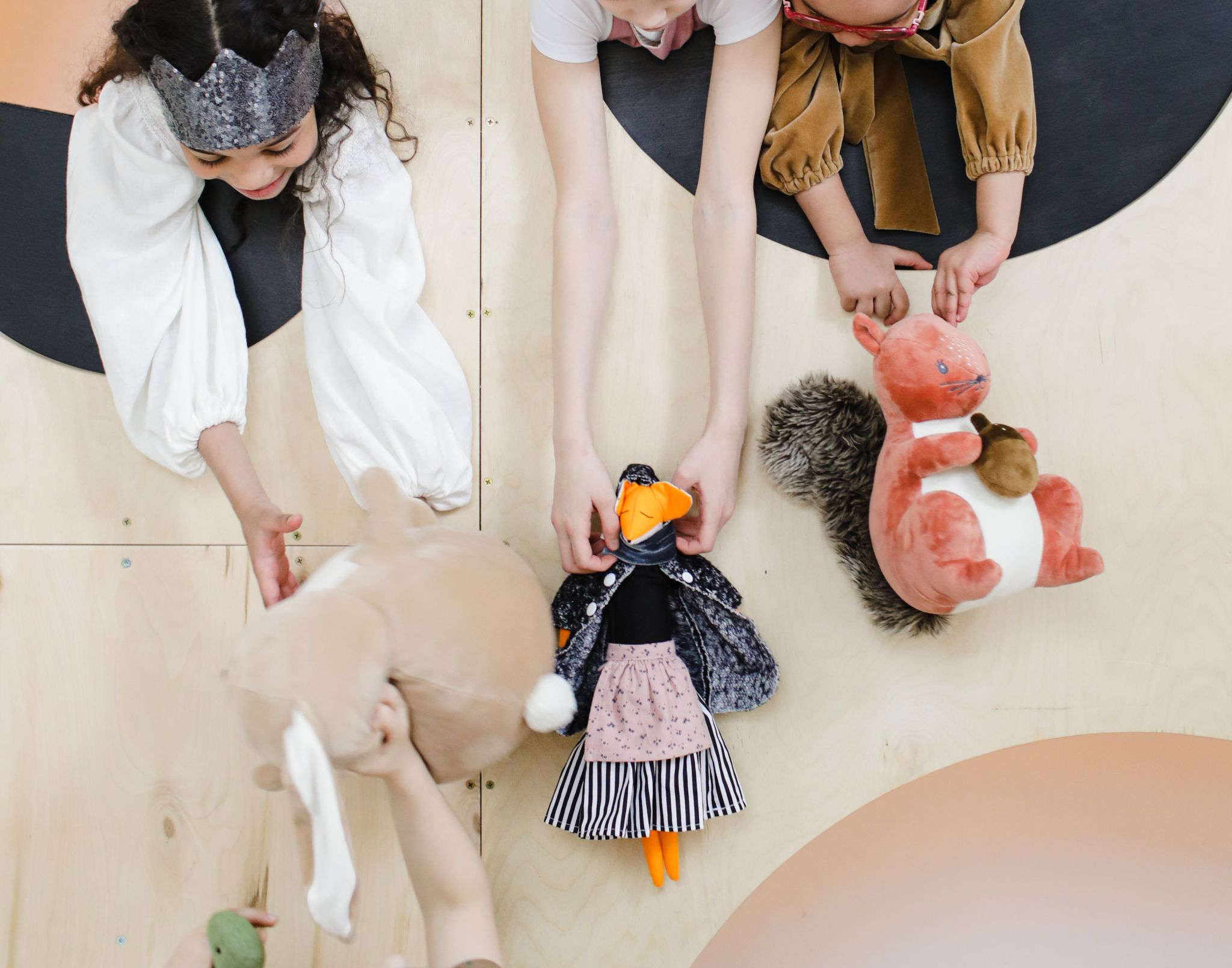 Children playing at a daycare