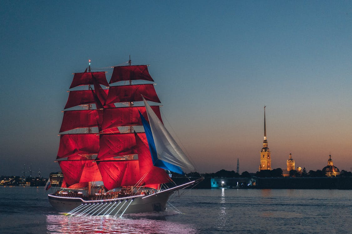 俄國, 圣彼得堡, 桅杆 的 免费素材图片