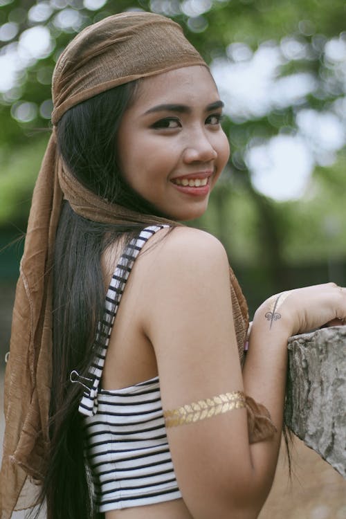 Portrait of Smiling Brunette