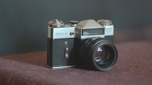 Free stock photo of analog, antique, camera