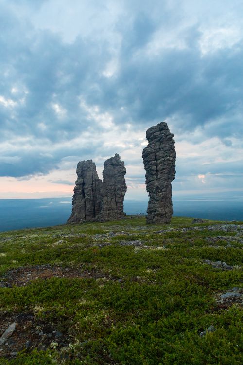 Three Rocks Formation Image Three Rock Formations on a Mountain · Free Stock Photo