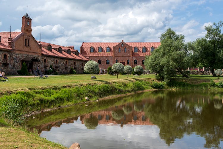 View Of A Manor