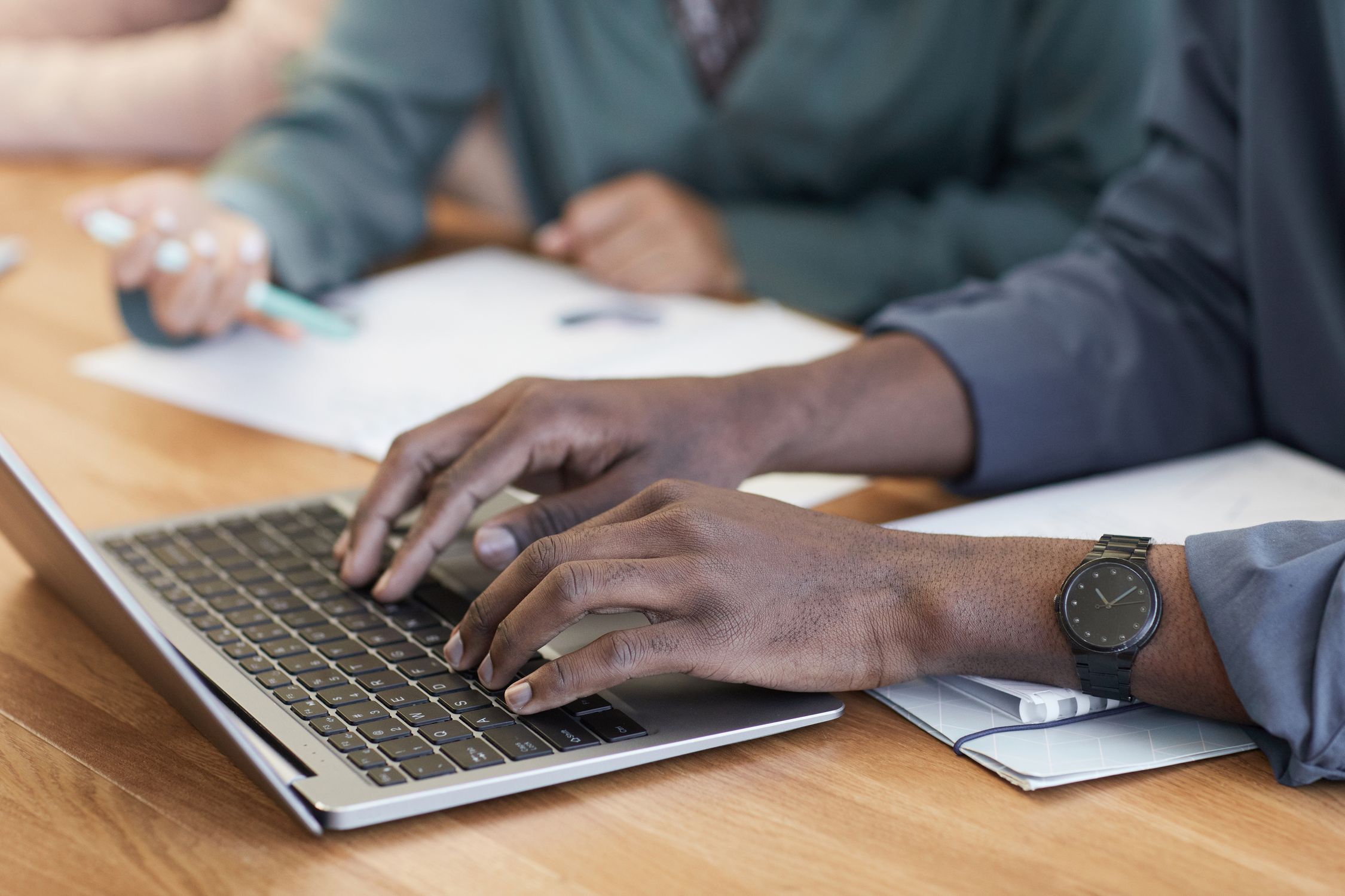 Computer Using Picture Close Up Photo of a Person Using Laptop · Free Stock Photo