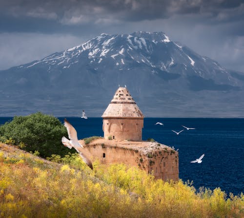 Immagine gratuita di lago, maestoso, monastero