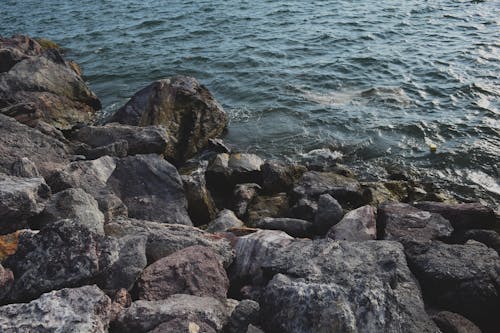 免费 岩石的, 岸邊, 巨石 的 免费素材图片 素材图片