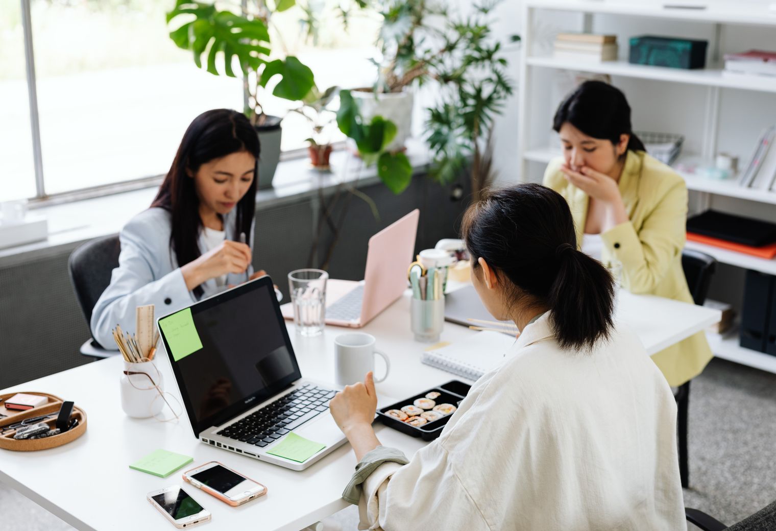 Derry Downs — office relocation team moving desks and equipment