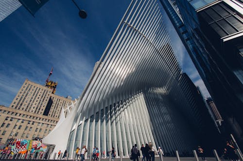 Futuristic Building in City