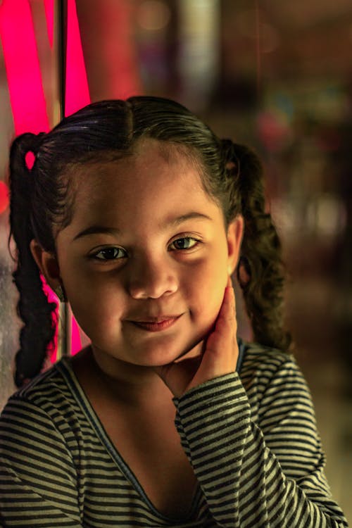 Free Close Up Photography of a Girl Stock Photo