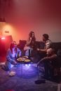 Group of Friends Having a Party