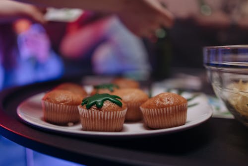 Gratis stockfoto met cupcakejes, detailopname, gebakken