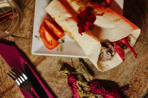 Cooked Food on White Ceramic Plate