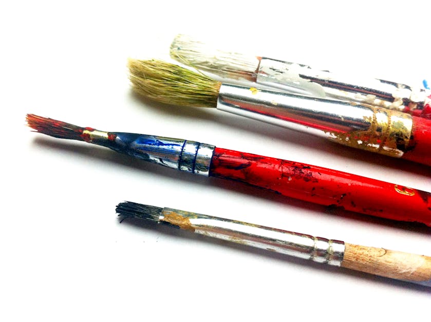 4 Paint Brushes · Free Stock Photo