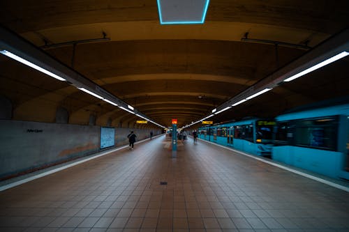 Kostenloses Stock Foto zu beleuchtet, fluchtpunktperspektive, menschen