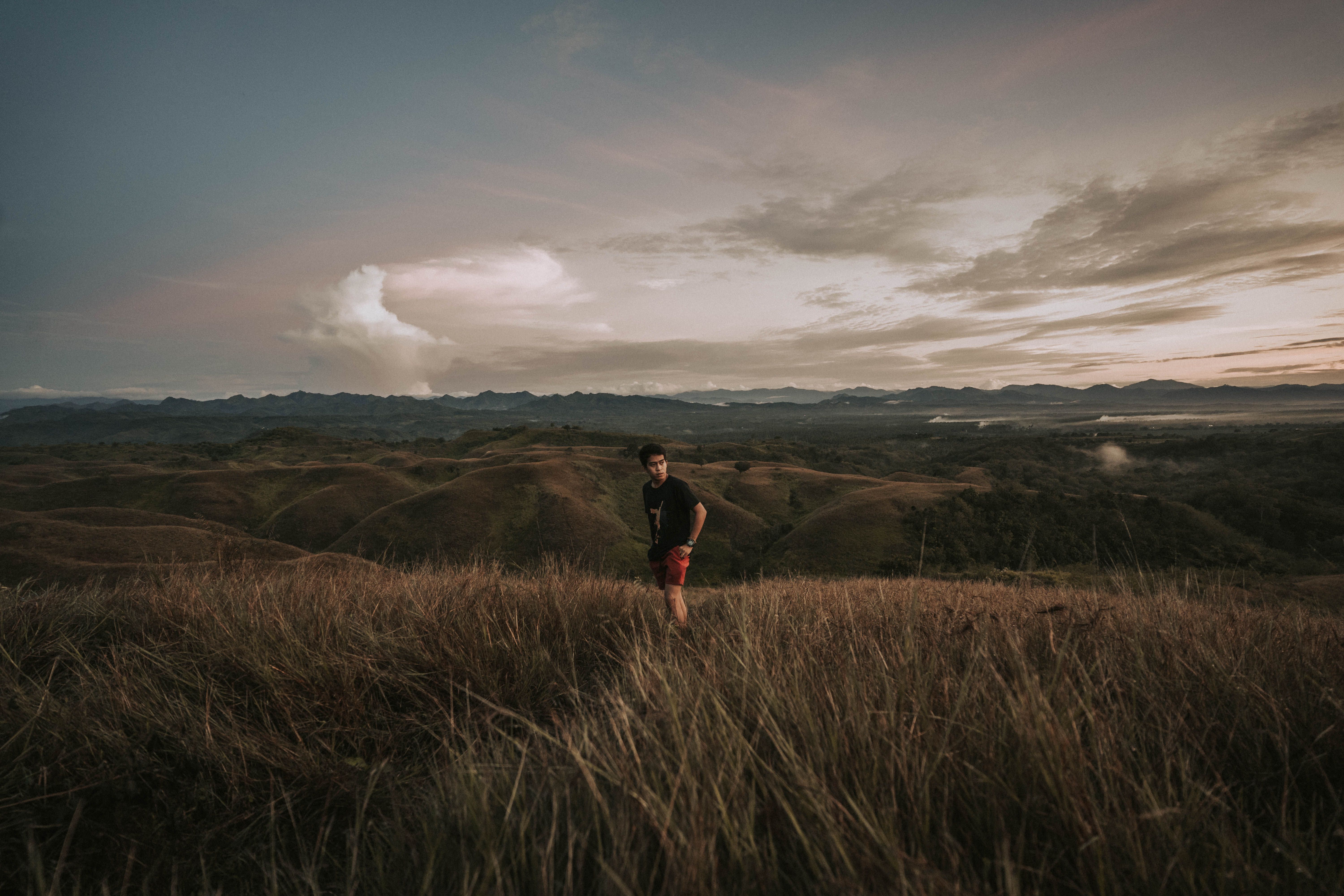 Man and Woman on Grass Field · Free Stock Photo