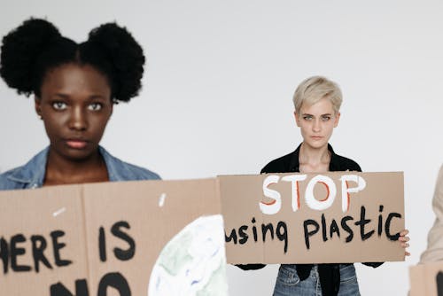 Women Holding Placards