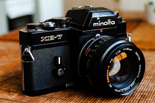 Бесплатное стоковое фото с камера minolta, крупный план, линза