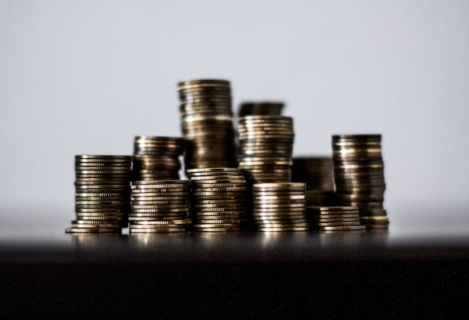 Close Up Photography of Gold-colored Coins