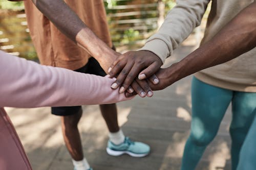 Gratis stockfoto met coöperatie, detailopname, groep