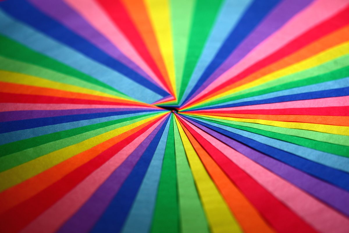 Colorful papers for unicorn crafts for kids crown