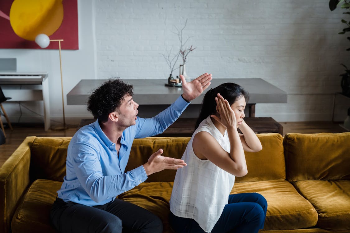 Man and Woman Having Argument