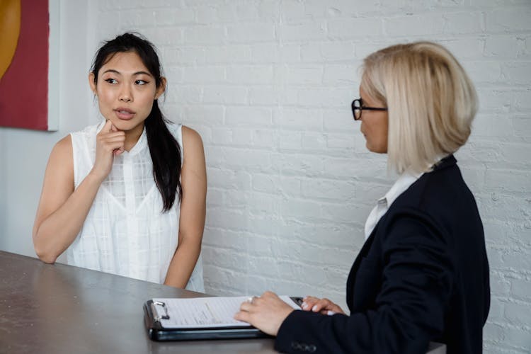 Young Woman Talking To A Mental Health Professional