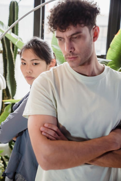 Free A Couple with Arms Crossed Stock Photo