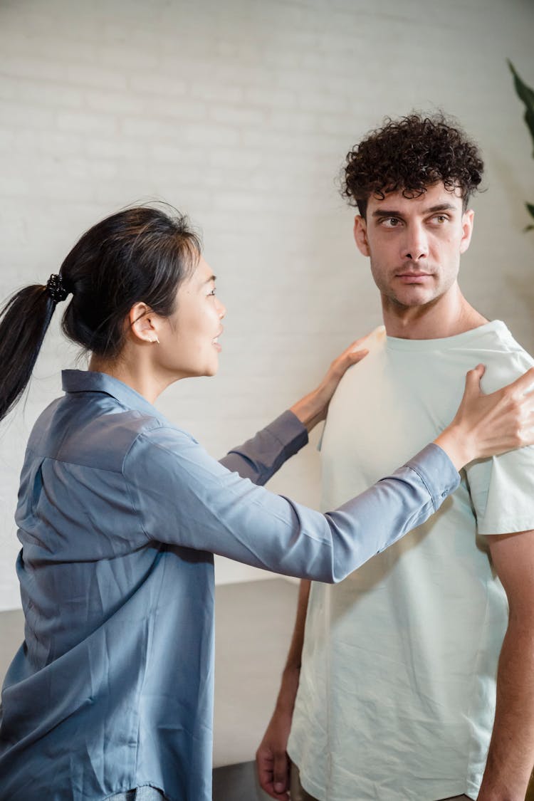 Man Ignoring His Partner