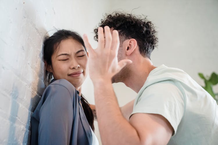 Young Couple Fighting 