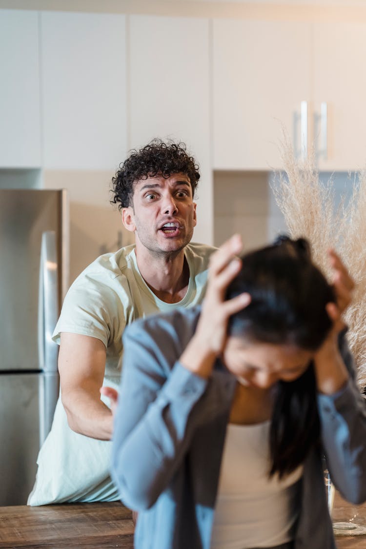 Man Shouting At Woman 