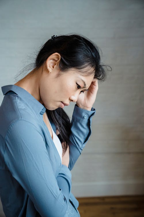 Portrait of a Young Contemplating Woman