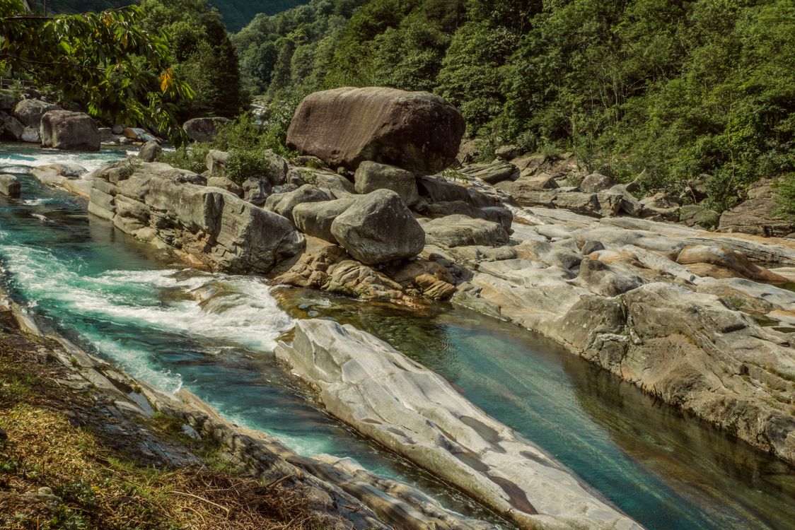 Big Rocks Near A Body of Water ยท Free Stock Photo