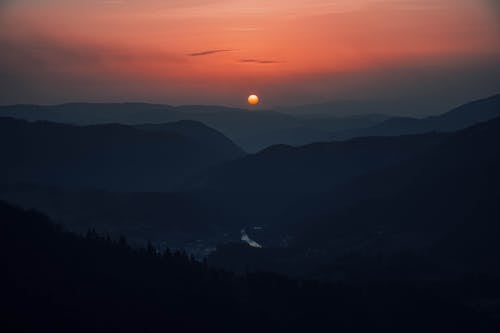 Gratis lagerfoto af bjerge, gylden time, landskab