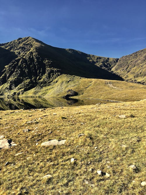 Gratis arkivbilde med blå himmel, dal, fjell