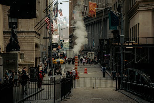 华尔街, 围栏, 城市 的 免费素材图片