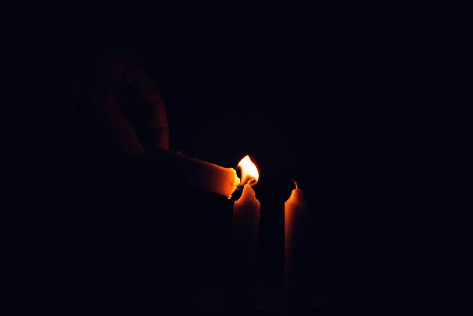 Ceremonia a la luz de las velas