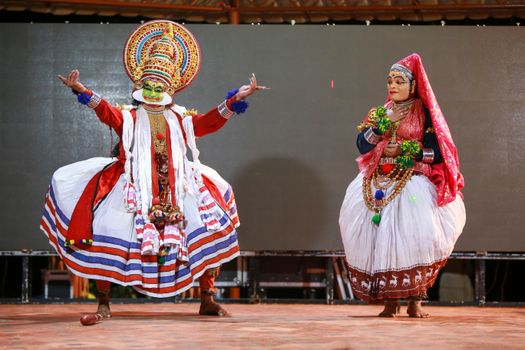 Kathakali dance private performance — Kerala