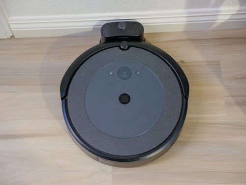Top View Photo of Modern Vacuum Cleaner