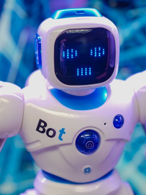 Free Close Up Photo of Toy Robot Stock Photo