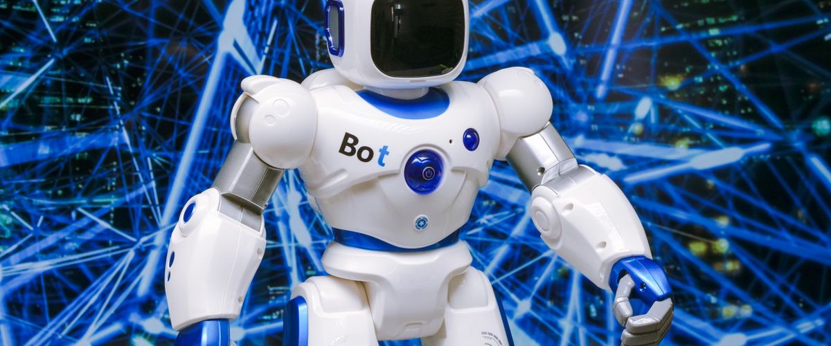 Robot with neural connections representing embodied AI