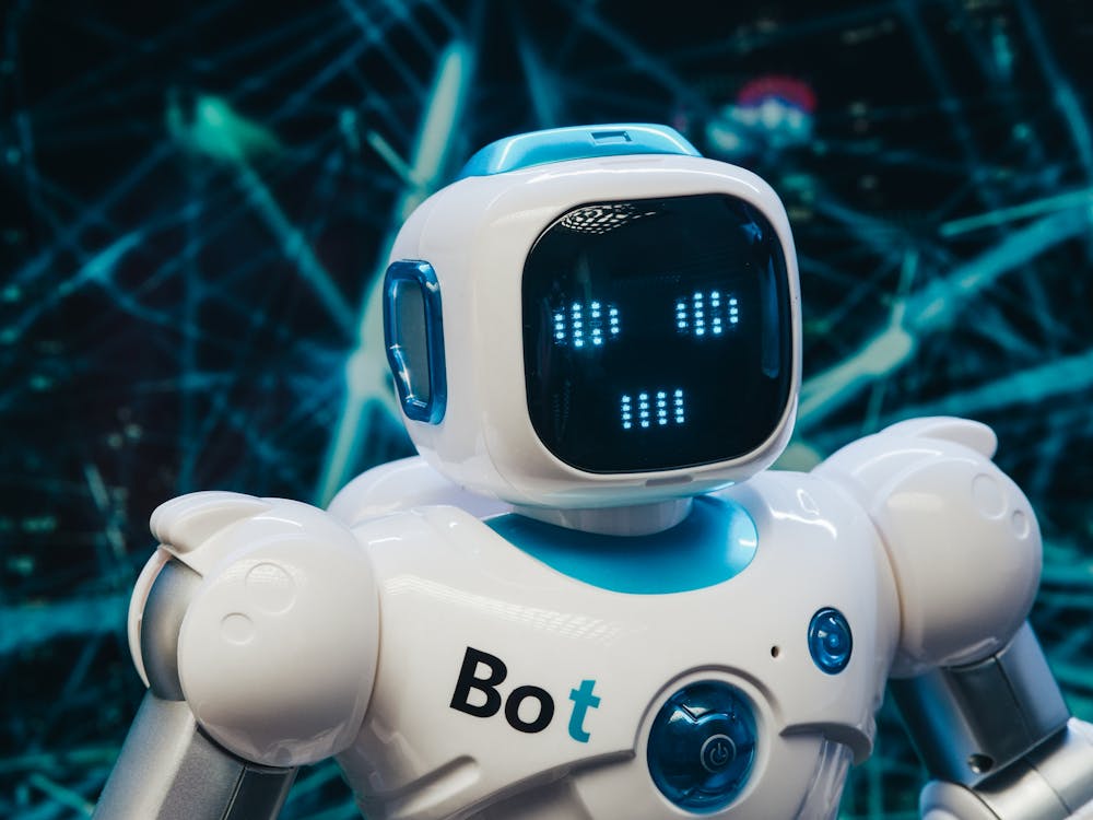 Free Close Up Photo of Toy Bot Stock Photo