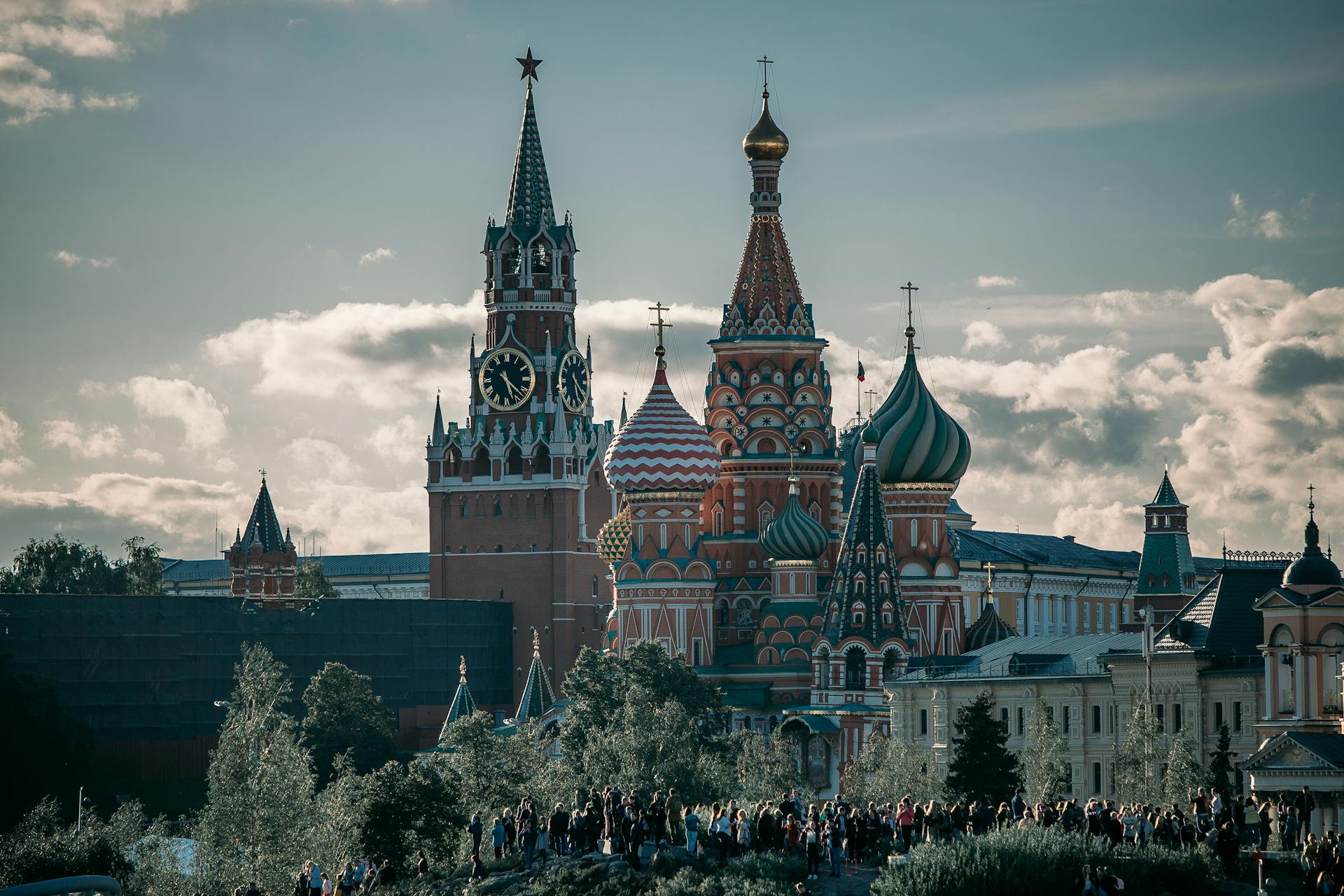 The St. Basil's Cathedral in Moscow