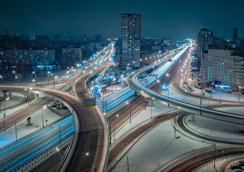 Бесплатное стоковое фото с высокий угол обзора, город, города