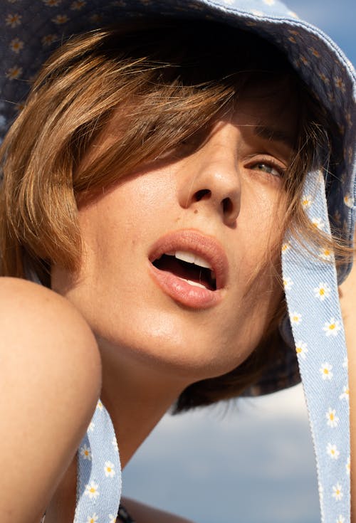 Close Up Shot of a Woman's Mouth