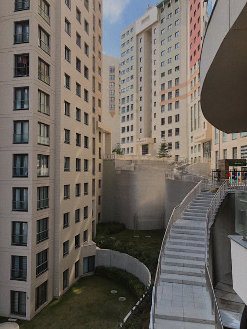 Foto d'estoc gratuïta de apartaments, arquitectura moderna, blocs de pisos