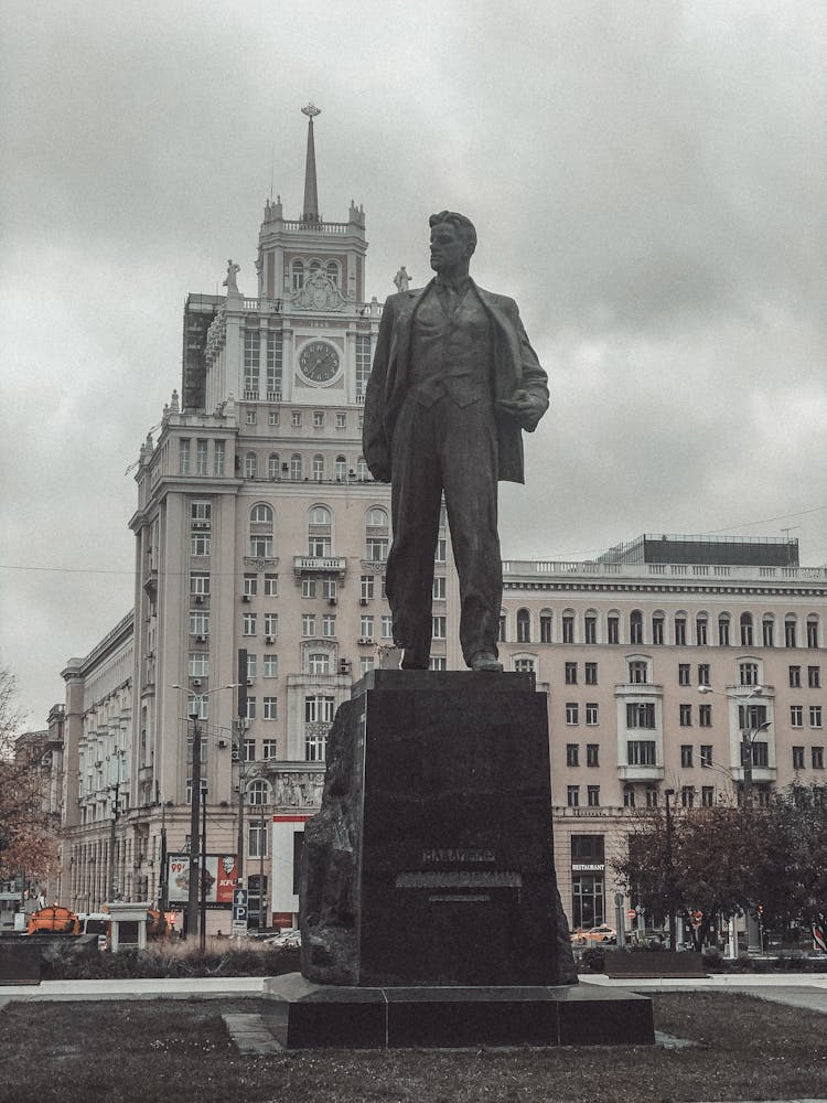 Vladimir Mayakovsky Monument, Moscow, Russia